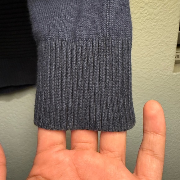 INC International Concepts Navy Sweater Men’s Size Medium - Picture 5 of 8